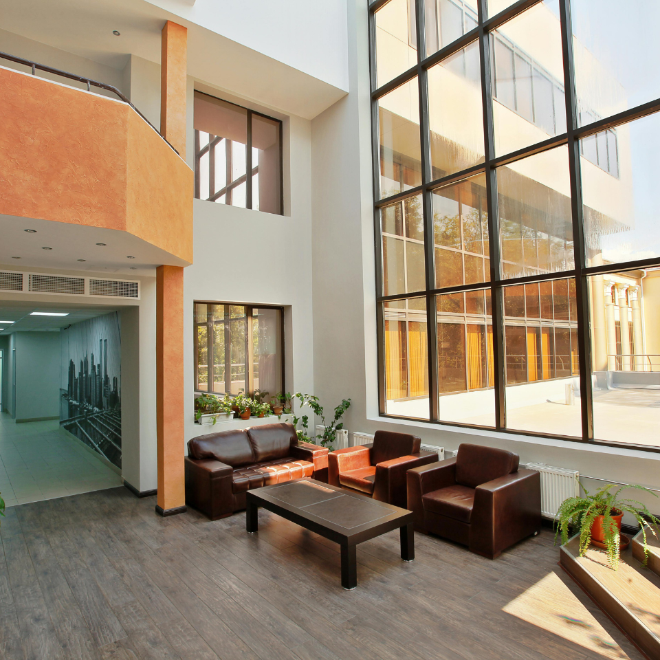 Senior living community fire protection and security systems